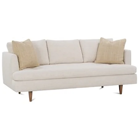 79 Inch Modern Track Arm Sofa